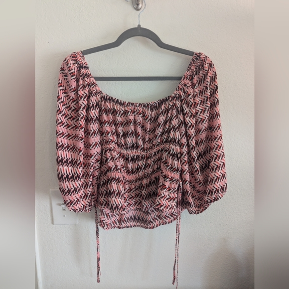 Open Edit Colorful Blouse - Picture 3 of 6